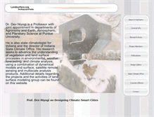 Tablet Screenshot of landsurface.org